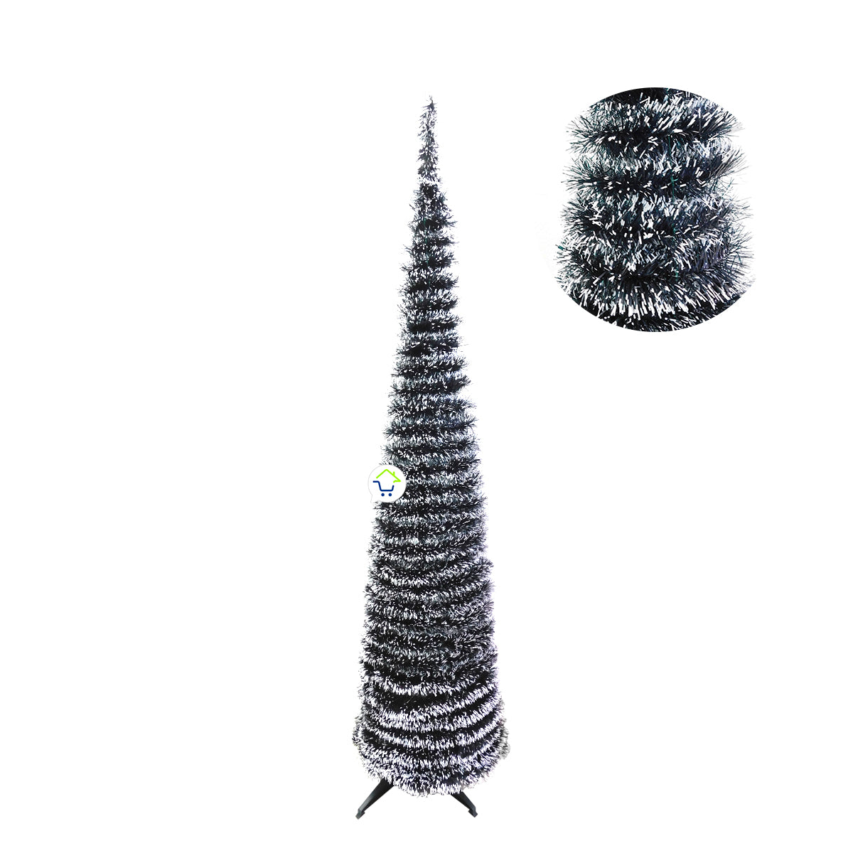 Árbol de Navidad Espiral Plegable – Decoración Premium – Fácil de Armar – Ahorra Espacio